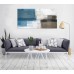 Abstract Painting Canvas Wall Art Prints Panoramic Contemporary Artwork 20" x 40" for Home Office Wall Décor